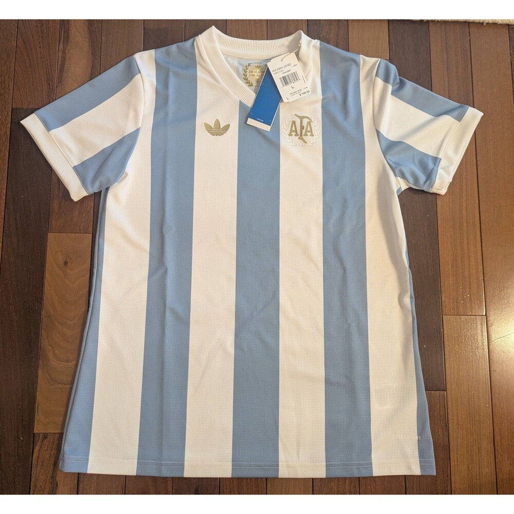Argentina Jersey Anniversary 2024 Soccer Football Shirt Adidas Wmns Sz LG